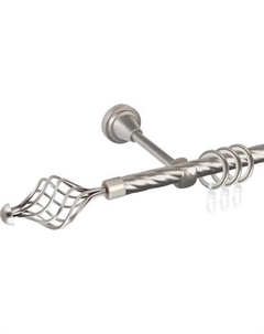 Карниз для штор АС ФОРОС Grace D19К + наконечники Ажур Ас форос