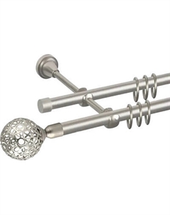 Карниз для штор АС ФОРОС Grace D19Г/19Г + наконечники Метеор Ас форос