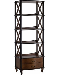 Стеллаж Мебелик Джульетта-4 широкая