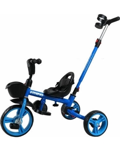 Трехколесный велосипед с ручкой Maxiscoo Octopus 2023 / MSC-TCL2302BL