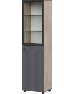 Шкаф-пенал Mio Tesoro Вудхилл со стеклом Mio tesoro