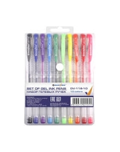 Набор гелевых ручек Darvish DV-118-10