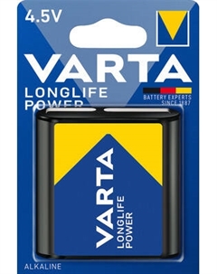 Батарейка Varta Longlife Power 4.5V/3LR12 Alkaline 4.5V / 4912 121 411