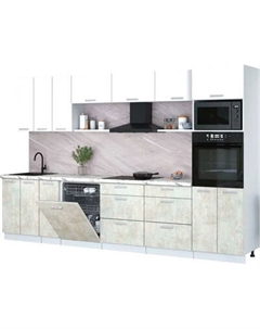 Кухонный гарнитур Интерлиния Мила Лайт 3.3-ПМ1-2