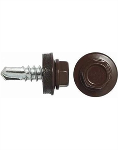 Саморез Admiral Кровельный 5.5x19 RAL 8019 Шоколад Адмиралъ
