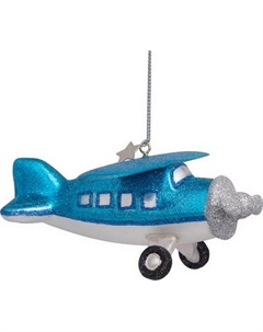Елочная игрушка Vondels Самолетик / 1207000999535