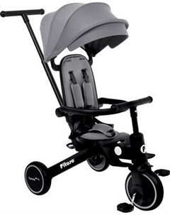 Трехколесный велосипед с ручкой Pituso Leve Pro / T8-Grey