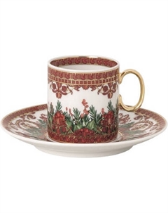 Чашка с блюдцем Versace Love Baroque Holiday / 19335-409960-14715