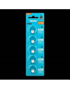 Комплект батареек Vinnic CR1025-C5 Lithium 3V