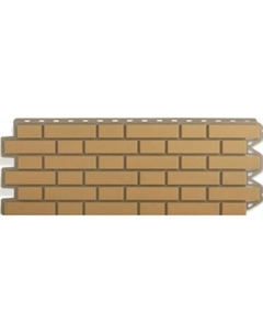 Фасадная панель Альта-профиль Кирпич клинкерный Бежевый