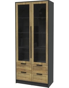 Шкаф с витриной Интерлиния Концепт Тренд КТ-ШВ2