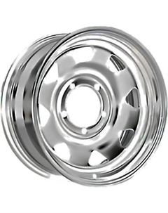 Штампованный диск Trebl OFR-2 16x7" 5x139.7мм DIA 110.1мм ET -20мм Silver