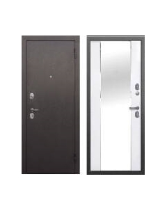 Входная дверь ТайгА Зеркало 7см Тайга