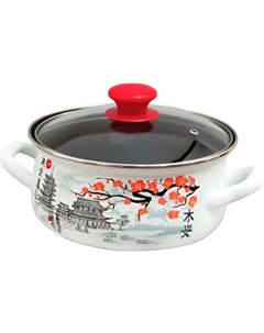 Кастрюля КМЗ Ветка сакуры-Экстра / 61904-102/4.02 Кмз