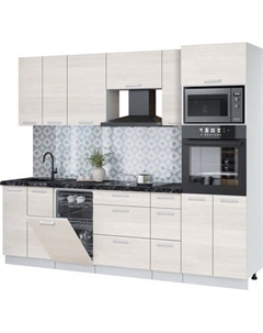 Кухонный гарнитур Интерлиния Мила Лайт 2.55-ПМ3