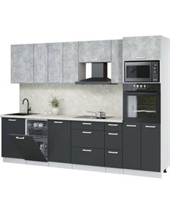 Кухонный гарнитур Интерлиния Мила Лайт 2.9-ПМ3