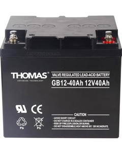 Аккумуляторная батарея THOMAS GB 12-40Ah 12V40Ah Thomas
