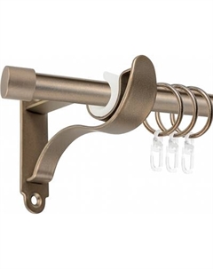 Карниз для штор АС ФОРОС Prime D16Г + заглушка Плоская Ас форос