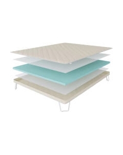 Наматрасник ортопедический Stolline Топпер Прима в скрутке 120x200