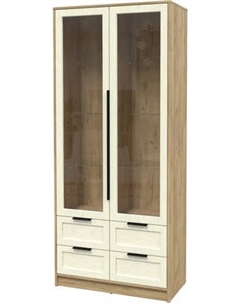 Шкаф с витриной Интерлиния Концепт Тренд КТ-ШВ2