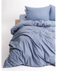 Комплект постельного белья Ночь нежна Деним 2сп Евро 50x70 / 710
