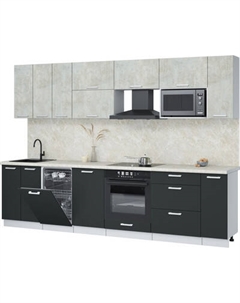 Кухонный гарнитур Интерлиния Мила Лайт 3.0-ПМ4