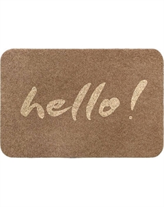 Коврик грязезащитный ComeForte Велюр Hello 50x80 Comeforte