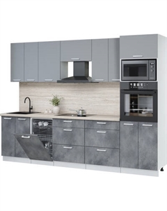 Кухонный гарнитур Интерлиния Мила Лайт 2.85-ПМ3