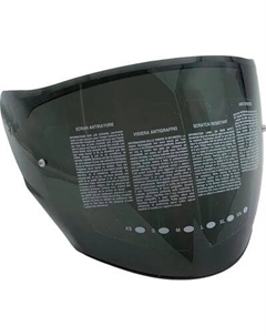 Визор для мотошлема KYT Ttr-Jet Dark Smoke / YATJ0VS0 Kyt