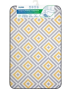 Коврик для ванной Вилина Ромбы 7068-22002