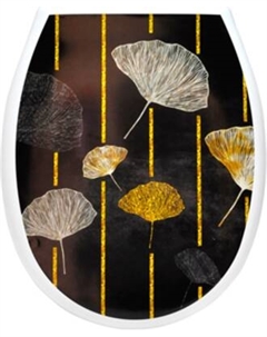 Сиденье для унитаза Еврокомфорт Океан Lux Зонтики с детской накладкой 003743