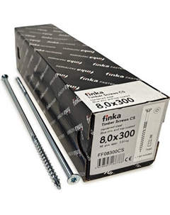 Шуруп Finka Timber Screws CS Конструкционный по дереву TORX40 8x300 потай