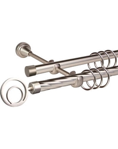 Карниз для штор АС ФОРОС Grace D19К/19Г + наконечники Орбио Ас форос