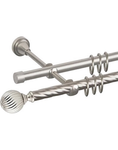 Карниз для штор АС ФОРОС Grace D19К/19Г + наконечники Орион Ас форос