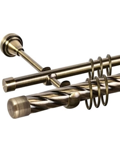 Карниз для штор АС ФОРОС Grace D25К/16Г + заглушка Закругленная Ас форос