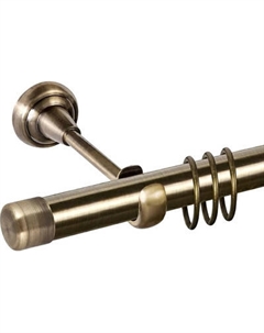 Карниз для штор АС ФОРОС Grace D25Г + заглушка Закругленная Ас форос