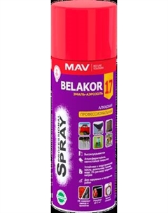 Эмаль MAV Belakor-17 Алкидная профессиональная RAL 3020 Mav