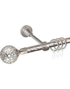 Карниз для штор АС ФОРОС Grace D19К + наконечники Метеор Ас форос