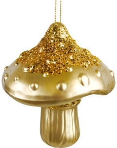 Елочная игрушка Kurt S. Adler Christmas 2024. Нарядный грибок / ZCI24040 Kurt s. adler