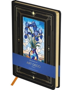 Ежедневник Greenwich Line Art Deco. Irises 2026г А5 / DdА5_63834 Greenwich line
