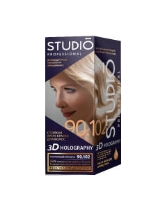 Крем-краска для волос Studio Professional 3D Holography 90.102 Studio professional