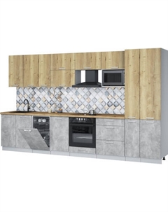 Кухонный гарнитур Интерлиния Мила Лайт 3.6-ПМ4