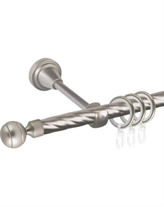 Карниз для штор АС ФОРОС Grace D19К + наконечники Шар Стюард Ас форос