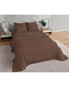Комплект постельного белья Моё бельё П Евро Классик Меркури Шоколад / 0636/7