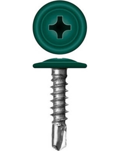 Саморез Admiral МЦСП Сверло 4.2x25мм RAL 6005 Адмиралъ