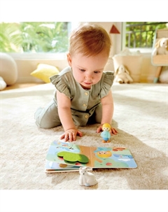 Развивающий игровой набор Hape Девочка и кошка / E3430_HP