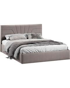 Двуспальная кровать ТриЯ Пандора с ПМ и заглушиной 160x200 Тип 1 Трия