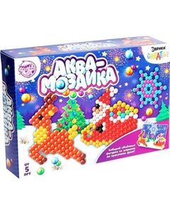 Развивающая игра Эврики Аквамозаика. Сани Деда Мороза / 4378610