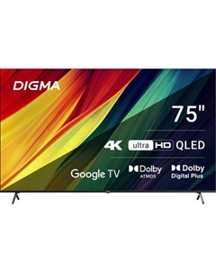 Телевизор Digma 75" DM-LED75UQB31