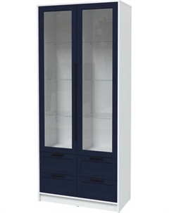 Шкаф с витриной Интерлиния Концепт Тренд КТ-ШВ2